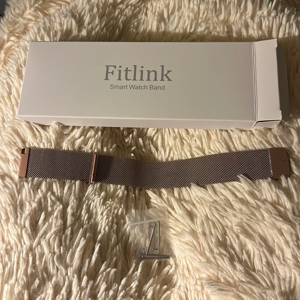Fitlink Metal Bands for Fitbit Versa/Versa Lite Edition/Versa 2 Smart Watch
